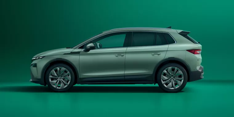 New Skoda Elroq vue de cote